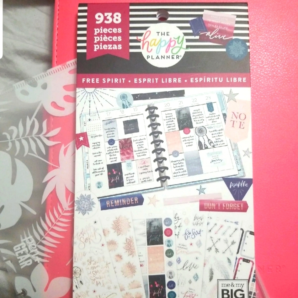 The happy planner free spirit sticker book